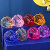 Decoración de conejo de cristal grande sala de estar suerte cristal zodiaco accesorios para el hogar amigos conejo regalo de cumpleaños de alta gama