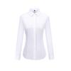 Camisa Feminina de Manga Longa com Gola Quadrada Nova de Verão Personalizada pelo Fabricante Pronta para Vestir Sem Ferro Camisa Feminina com Caimento Profissional para Negócios