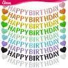 Decoração de Banner de Feliz Aniversário para Interior e Exterior, Banners de Letras de Aniversário, Decorações de Fundo de Festa