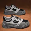 Zapatos de Hombre Primavera Transpirables 2025 Nuevos Modernos Versátiles Casuales Tenis de Hombre Caña Baja Ropa de Trabajo Botas Martin de Cuero