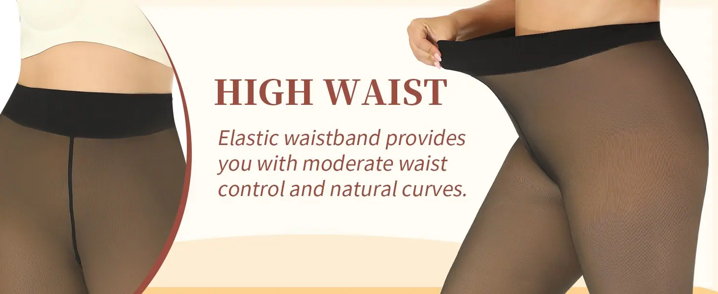 Plus Size Fleece Lined Tight