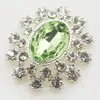 Versión coreana de los nuevos accesorios DIY de aleación, pedrería y acrílico de 25*28 mm, hebilla para bufanda, broche, prendedor