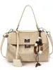 Bolso de mano platino para mujer, nuevo bolso de hombro coreano de tendencia 2026, bolso de mano de alta gama elegante de gran capacidad para el día a día