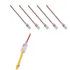 Conector de Terminal 2P 10mm Tira de Lámpara COB Conector Rápido Transparente Cristal Sin Soldadura Cable Único