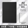Cuaderno de cuero suave personalizable, se puede imprimir logo, grabar texto, cubierta y páginas interiores de agenda de negocios A5, hecho a medida a partir de imagen proporcionada
