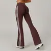 Calça de Yoga de Cintura Alta Modeladora Esportiva Outdoor Wide-Leg Mais Vendida Internacionalmente Nova Roupa Fitness Roupa Casual para Mulheres com Frete Grátis