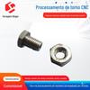 Fabricante original atacado aço inoxidável niquelado tratamento torno automático acessórios de precisão vários parafusos porcas hexagonais porcas