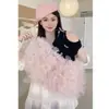 Vestido de Princesa de Verano para Niñas 2026 Nuevo Dulce Estilo Princesa Sin Mangas Flor con Lazo Vestido Tutú