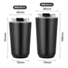 Taza de Acero Inoxidable 304 Engrosada con Aislamiento al Vacío, Aspecto de Alta Calidad, Portátil, para Coche, Taza de Café para Exteriores, Vaso de Agua Simple para el Hogar