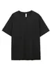 Estilo Nuevo de Verano 7A Algodón Desang Antibacteriano Manga Corta Casual Moda Tendencia Versátil Más Vendido Color Sólido Camiseta Top para Hombre