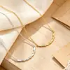 Collar de Cuentas de Arroz Smile Seven para Mujer, Diseño de Nicho Ins, Simple y Elegante, Cadena Versátil para Clavícula, Regalo, Exclusivamente para Ventas Transfronterizas