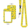 Cordón de Plástico UV con Clip Retráctil, Porta Credencial, Insignia de Trabajo, Porta Tarjeta de Autobús, Porta Tarjeta de Identificación, Porta Tarjeta de Campus, Porta Tarjeta de Fan
