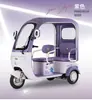 Nuevo Triciclo Eléctrico de Estándar Nacional para Uso de Pasajeros y Carga con Techo para Recoger Niños y Ancianos Triciclo Eléctrico Coche Integrado con Techo