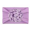 Europeo y Americano Suave y Cómodo Nailon Niños Accesorios para la Cabeza Bebé Cinta Placa Flor Medias de Nailon Diadema Bebé Pañuelo Ancho para la Cabeza