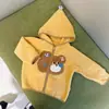 Ropa de Otoño Invierno para Hombres, Mujeres, Niños, Abrigos, Bebé, Estiloso, Infantil, Personalidad Infantil, Marca de Moda, Sudadera con Capucha, Dibujos Animados, Forro Polar Espeso