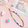 Lanyard para Teléfono Móvil de Arcilla Suave Color Caliente de Amazon Cadena de Teléfono Móvil con Cuentas Flor de Fruta Étnica Corazón Estrella Venta al por Mayor