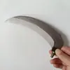 Cuchillo Transfronterizo para Plantas Acuáticas, Hoz para Pesca y Corte de Hierba, Cuchillo para Cañas, Punzón Espesado de Acero al Manganeso para Agujeros en la Hierba, Equipo de Pesca con Señuelo