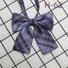 Corbata JK Estilo Universitario Japonés Flor de Cuello para Mujer Cuadros Accesorios de Uniforme Lazo Camisa de Niña Corbata Pequeña Ropa Académica