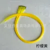 Color de peluca europea y americana oreja colgante teñido fibra química pieza de peluca degradado pelo corto pieza de peluca reflejos teñidos pieza de peluca pelo liso en stock