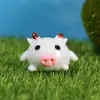 Muñeco de animal de dibujos animados de tigre, mono y cerdo, micropaisaje creativo, adornos pequeños de resina, artesanías de resina, adornos
