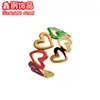 Xingang Aço Inoxidável Flor de Esmalte Colorida Anel Aberto Anel de Flor Joias Atacado Aço Inoxidável 304