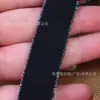 En Stock Cinta Plana Acanalada Doble Cara Hilo Dorado Negra y Blanca, Accesorios para Ropa, Ribete para Cajas de Juguetes y Bordes de Bolsas, Materiales de Banda Elástica