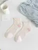 Meias de Seda Femininas até a Panturrilha, Meias Finas de Renda em Malha para o Verão, Sem Costura, Adequadas para Combinar com Sapatos Pequenos de Couro, Atacado de Zhuji