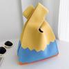 Bolsa de malha portátil, bolsa simples, bolsa de balde, bolsa de mão elegante, bolsa de trabalho para deslocamento diário, Amazon