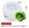 Sanxin tridimensional suculenta silicone vela molde DIY aromaterapia vela perfumada pedra gesso pudim bolo ferramenta de moagem