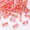 Miçangas de Vidro para Sementes 4*8mm, Miçangas Transparentes Iridescentes de Bambu, Acessórios de Materiais para Tecelagem de Pulseira Colar Artesanal DIY