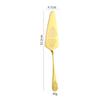 Faca de Pão Espátula de Aço Inoxidável Flor de Cabeça Dupla Garfo de Sobremesa Ocidental Suprimentos para Panificação Domésticos de Hotel Espátula para Bolo Espátula para Pizza