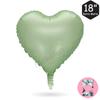 Nova série de cores retrô foscas de 18 polegadas versão leve decoração de celebração balão de casamento aniversário embalagem independente balão de filme de alumínio