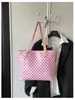Bolso Tote de Lunares de Moda para Mujer Verano 2026 Nuevo Estilo Dulce Gran Capacidad Bloque de Color Bolso de Hombro para el Brazo
