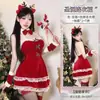 Domi La Celebridade da Internet Batalha de Natal Roupão Coleção Vestido de Festa Feminino Sexy Fantasia de Natal Cos Coelho Menina Conjunto de Vestido