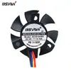 Ventilador de refrigeração de suporte 3510 5v 12v à prova d'água Duplo Rolamento LED Luz de carro Ventilador de radiador