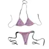 Bikini Sexy Caliente de Chica Estilo Oscuro con Decoración Metálica Conjunto Casual de Moda de Dos Piezas Comercio Exterior Transfronterizo 2026