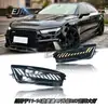 Adecuado para 11-18 Audi A7 ensamblaje de faro modificación nuevo RS7 luz de circulación diurna LED lente intermitente de flujo
