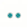 Los Nuevos Pendientes Redondos Paraiba de Plata S925 de 6.0 mm de Cultivo Mujing Son Clásicos, Modernos, Versátiles y Disponibles para Transmisión en Vivo y Ventas Transfronterizas
