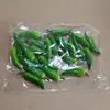 6,5cm Pimentas Pequenas Simuladas em Espuma Vermelha, Verde e Amarela, Modelos de Vegetais Pequenos para Adereços de Fotografia Doméstica