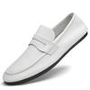 Mocasines de estilo coreano populares en vivo, zapatos de cuero sin cordones de primavera y otoño 2023, mocasines bajos, mocasines, zapatos de cuero pequeños