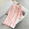 Artigos de fábrica Algodão Dupla camada Lavado Crepe de Algodão Novo Impresso Gaze Libélula Bebê Roupas para Casa Lua Roupas Tecido