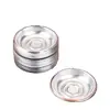 Prato descartável para molho de soja de sushi, prato de molho para viagem, bandeja, caixa de tempero de mostarda, prato de embalagem para molho e vinagre, prato de condimento à prova de poeira