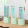 Protector de lápiz todo en uno para estudiantes de primaria y secundaria, estuche de aspecto elegante, anti-pérdida, ligero, fácil de guardar, con ranura fija