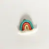 Colgante de Joyería con Borla de Arcoíris Lindo Colgante para Ropa Bolsos Material de Ropa Tejido a Mano DIY Producto Terminado Venta al por Mayor