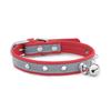 Collar para Mascota Punk Personalizado Anti-Mordida Reflectante con Colgante de Remache y Cascabel para Gato y Cachorro - Transfronterizo