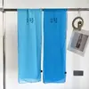 Bufanda Pequeña Larga Estilo Coreano de Verano para Mujer Bufanda de Seda de Color Sólido Delgada Protector Solar de Seda Chifón para Bailar Bufanda Qiaoqi Roja