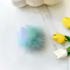 Bola de Pelo de Imitación de Zorro 10 cm Accesorios de Piel Personalizados Bola de Peluche DIY Alta Elasticidad Piel Sintética Accesorios Decorativos Artificiales Bola Redonda