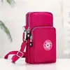 Bolsa para Teléfono Móvil Directo de Fábrica Bolso Cruzado para Mujer Bolsa para Teléfono Móvil de Pantalla Grande Monedero Colgante para el Cuello Bolsa de Muñeca para Correr Vertical Mini
