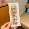 Pinzas para el pelo de niños para bebés y lactantes, pinzas para el pelo totalmente cubiertas de tela, lindas pinzas BB que no dañan el pelo, adecuadas para niñas con pelo fino y pelo de bebé