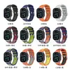 Adequado para Pulseira de Silicone Apple Watch iWatch S10 Pulseira de Silicone com Padrão de Pneu Duas Cores